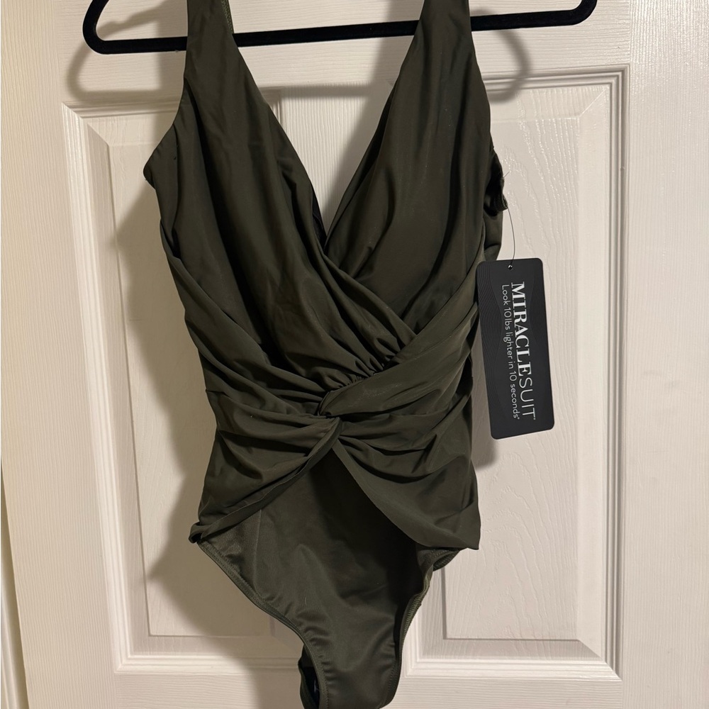 Miraclesuit Deep Olive One-Piece